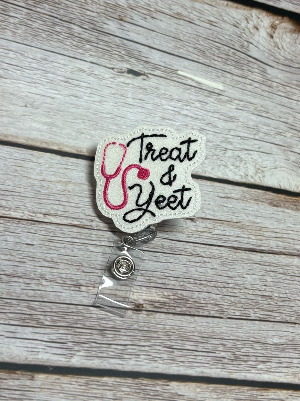 Badge Reel- Treat & Yeet